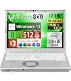 ノートPC レッツノート SV9│i5第10世代 Windows11 12.1型 Amazon.co.jp: 【整備済み品】パナソニック(Panasonic) ノートパソコン